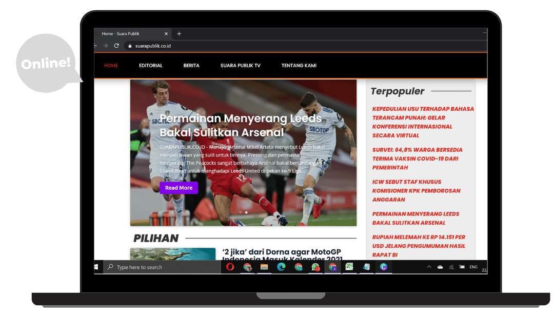 proyek website media suarapublik.co.id