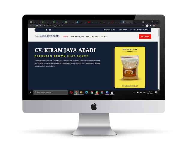 desain for website profile company