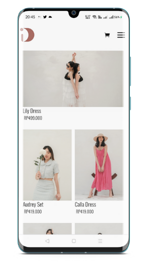 buat website daphne clothing for girls