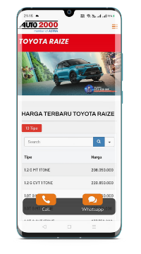 website sales toyota auto2000